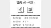 [한자 뿌리읽기]집(集)과 산(散)