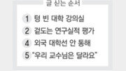 [교수님 오늘은 어디계세요?]강의실 밖으로 '기웃기웃'