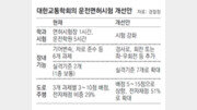 ‘물 면허’ 운전시험 다시 어려워진다