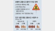 경찰 “보행자 사망 절반 줄이겠다”