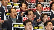 與, 국회몫 헌법재판관 임명안 표결 불참… 권성동 “탄핵심판 무효 될수도” 주장까지