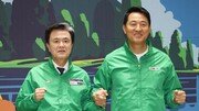 초록색 옷 입고…장동혁과 척지던 주자들 지방선거 전면에