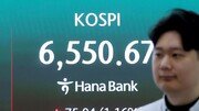 [속보]코스피, 장중 최고치 또 경신…6,557.78