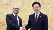 李, ‘알파고 아버지’ 만나 “AI 시대, 기본소득 필요”…허사비스 답은