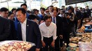 정청래, 연휴에도 현장행보 잰걸음…영남권 순회하며 집중 지원