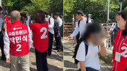 북갑서 또 ‘오빠’ 논란…김민전 “여기 잘생긴 오빠들 많아요”