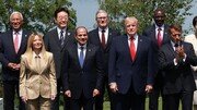 G7회의에 모인 정상들