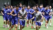 홍명보호, 빗장 걸고 ‘체감기온 40도 폭염’ 속 전술 훈련