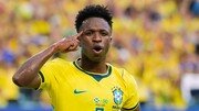 ‘3경기 연속 골’ 비니시우스, 호나우두 이후 24년 만에 득점왕 도전