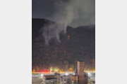 부산 북구 아파트 인근 야산서 불…2시간30여분만에 큰 불길 잡혀