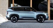 기아의 핵심 전기차 ‘EV5’ 콘셉카 공개… "각진 디자인 매력있네"