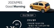 고금리에 車 안팔리자 한은 기준금리 적용 할부 나왔다…기아 “모닝 대상”