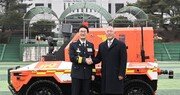 현대차그룹, 원격 화재 진압장비 ‘무인소방로봇’ 기증