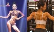 황석정, 비키니 입고…충격 근육 몸매