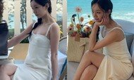 혜리, 절개 원피스로 건강美 발산 ‘벌써 여름’