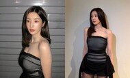 권은비, 시스루 드레스 자태…감탄 절로