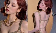 아이들 우기, 뒤태 훤히 파격 드레스…역대급 비주얼