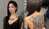 강민아, 파격 스타일…등 가득 채운 타투