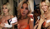 다영, 가슴에 ‘바디’ 페인팅…탄탄 복근 ‘건강미’