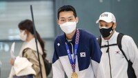금의환향한 ‘세계챔피언’ 우상혁 “파리올림픽 금메달 도전”