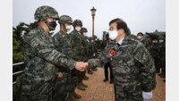 박병석 의장, 백령도 해병부대 방문…“北 도발 잇따르지만 든든”
