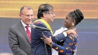 콜롬비아 첫 좌파 대통령-흑인 여성 부통령 취임