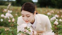 김연아, 고우림과 결혼발표 후 첫 SNS…장미보다 아름다운 피겨여왕