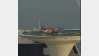 세계최초 56층 호텔 헬기장에 경비행기 착륙 성공 (영상)