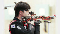 한국 사격, 남자 10m 공기소총 단체전서 은메달