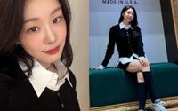 김연아, 초미니에 니삭스…은퇴 후에도 근육질