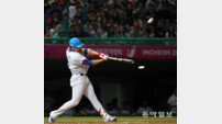 [한국 대만 아시안게임 야구]한국, 난적 대만에 10-0 ‘8회 콜드게임 승리’