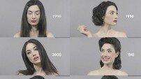 백 년 동안의 미녀 변천사, 헤어스타일만 변경… 누가 제일 예뻐?