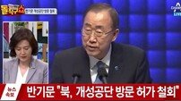 북 개성공단 방문 철회…반기문 총장 “일방적 통보 유감스럽다”