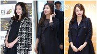 [방지영의 방방포톡]S라인보다 D라인…출산 앞둔 여배우들의 당당한 외출