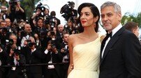 [할리우드DA:다] 조지 클루니, 미모의 아내와 함께한 ‘칸 영화제’ 레드카펫