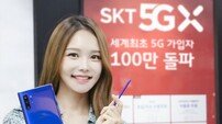“갤노트10 고맙다”…SKT, 5G 가입 100만 돌파 