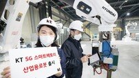KT, 현대로보틱스와 5G 산업용 로봇 출시