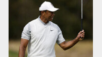 타이거 우즈, 3R서 4언더…2020년 이래 한 라운드 최고 성적