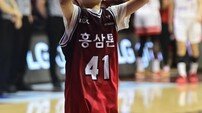 시투하는 오세근의 아들 오지훈 [포토]