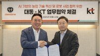 “농업도 첨단 AI기술로”…KT, 농업 플랫폼 기업 대동과 맞손 