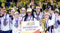 모마, 영광의 MVP 수상! [포토]