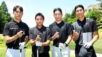 박주영-백성동-정운-고태원, 골프대회 시작합니다 [포토]