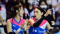 김연경-한송이, 공격은 저렇게 넣어야지 [포토]