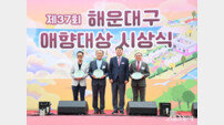 부산 해운대구 ‘제37회 애향대상’ 시상식 개최