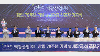 백광산업, 새만금산단에 제1공장 기공식 개최