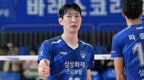 ‘블로킹 1위’ 삼성화재 김준우 “동료들 사기 올릴 수 있다면 계속 가로막겠다”