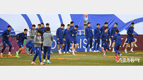 요르단전 준비하는 축구대표팀