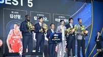 [KBL 시상식] ‘4강PO 직행’ SK-LG, 베스트 5도 독식…‘워니-안영준-김선형-타마요-마레이’