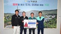 ㈔기장군민축구단, 영남지역 산불 피해 지원 위해 군에 성금 221만원 기탁