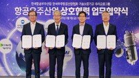 기보-우리금융-KAI-한국우주항공협회, 항공우주산업 육성 위해 맞손
